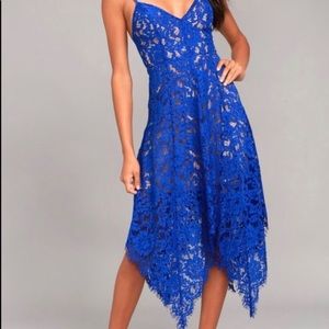 Lulu’s Blue Lace Dress